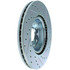 227.33098R by CENTRIC - Select Sport Drilled & Slotted Rotor, Right