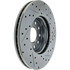 227.33110R by CENTRIC - Select Sport Drilled & Slotted Rotor, Right