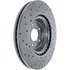 227.33138L by CENTRIC - Select Sport Drilled & Slotted Rotor, Left