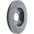 227.34018R by CENTRIC - Select Sport Drilled & Slotted Rotor, Right