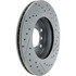 227.34048R by CENTRIC - Select Sport Drilled & Slotted Rotor, Right