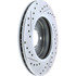 227.34067L by CENTRIC - Select Sport Drilled & Slotted Rotor, Left