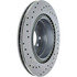 227.34078L by CENTRIC - Select Sport Drilled & Slotted Rotor, Left