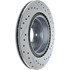 227.34078R by CENTRIC - Select Sport Drilled & Slotted Rotor, Right