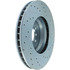 227.34093R by CENTRIC - Select Sport Drilled & Slotted Rotor, Right