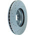 227.34093L by CENTRIC - Select Sport Drilled & Slotted Rotor, Left