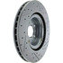 227.35138R by CENTRIC - Select Sport Drilled & Slotted Rotor, Right