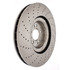 227.35136 by CENTRIC - C-Tek Standard Drilled and Slotted Brake Rotor