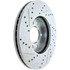 227.38012L by CENTRIC - Select Sport Drilled & Slotted Rotor, Left