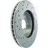 227.40046L by CENTRIC - Select Sport Drilled & Slotted Rotor, Left