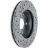 227.40056L by CENTRIC - Select Sport Drilled & Slotted Rotor, Left