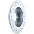 227.42054L by CENTRIC - Select Sport Drilled & Slotted Rotor, Left