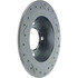 227.42054R by CENTRIC - Select Sport Drilled & Slotted Rotor, Right