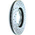 227.42063R by CENTRIC - Select Sport Drilled & Slotted Rotor, Right