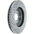 227.42075L by CENTRIC - Select Sport Drilled & Slotted Rotor, Left