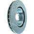 227.42076L by CENTRIC - Select Sport Drilled & Slotted Rotor, Left