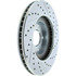 227.42075R by CENTRIC - Select Sport Drilled & Slotted Rotor, Right