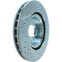 227.42076R by CENTRIC - Select Sport Drilled & Slotted Rotor, Right