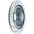 227.42077L by CENTRIC - Select Sport Drilled & Slotted Rotor, Left