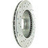 227.40021L by CENTRIC - Select Sport Drilled & Slotted Rotor, Left