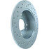 227.40024L by CENTRIC - Select Sport Drilled & Slotted Rotor, Left