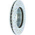 227.40039R by CENTRIC - Select Sport Drilled & Slotted Rotor, Right