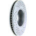 227.42092R by CENTRIC - Select Sport Drilled & Slotted Rotor, Right