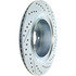 227.42093R by CENTRIC - Select Sport Drilled & Slotted Rotor, Right