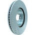 227.42100R by CENTRIC - Select Sport Drilled & Slotted Rotor, Right