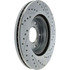 227.42096R by CENTRIC - Select Sport Drilled & Slotted Rotor, Right