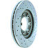 227.43013R by CENTRIC - Select Sport Drilled & Slotted Rotor, Right