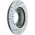 227.44044L by CENTRIC - Select Sport Drilled & Slotted Rotor, Left