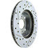 Centric 227.44077L Disc Brake Rotor Select Sport Drilled & Slotted Rotor, Left