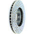 227.44079R by CENTRIC - Select Sport Drilled & Slotted Rotor, Right