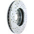 227.44083L by CENTRIC - Select Sport Drilled & Slotted Rotor, Left