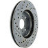 227.44119L by CENTRIC - Select Sport Drilled & Slotted Rotor, Left