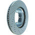 227.44118R by CENTRIC - Select Sport Drilled & Slotted Rotor, Right