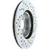 227.44119R by CENTRIC - Select Sport Drilled & Slotted Rotor, Right