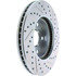 227.44121R by CENTRIC - Select Sport Drilled & Slotted Rotor, Right