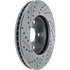 227.44121L by CENTRIC - Select Sport Drilled & Slotted Rotor, Left