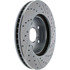 227.44125R by CENTRIC - Select Sport Drilled & Slotted Rotor, Right