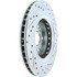 227.44158R by CENTRIC - Select Sport Drilled & Slotted Rotor, Right