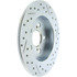 Centric 227.44165R Disc Brake Rotor Select Sport Drilled & Slotted Rotor, Right