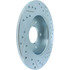 227.45067R by CENTRIC - Select Sport Drilled & Slotted Rotor, Right