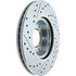 227.45069L by CENTRIC - Select Sport Drilled & Slotted Rotor, Left