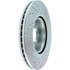 227.45078R by CENTRIC - Select Sport Drilled & Slotted Rotor, Right