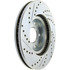 227.45084L by CENTRIC - Select Sport Drilled & Slotted Rotor, Left