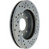 Centric 227.46039R Disc Brake Rotor Select Sport Drilled & Slotted Rotor, Right