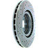 227.47019L by CENTRIC - Select Sport Drilled & Slotted Rotor, Left