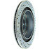 227.47025R by CENTRIC - Select Sport Drilled & Slotted Rotor, Right